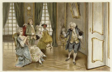 Illustratie voor The School for Scandal