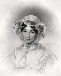 Frances Trollope, gegraveerd door W. Holl, uit 