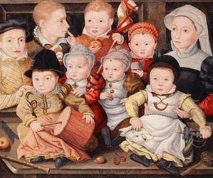 Groepsportret van kinderen, 1565