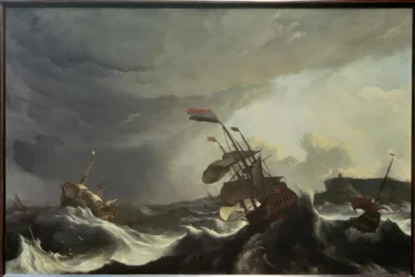Schepen in nood bij zware storm