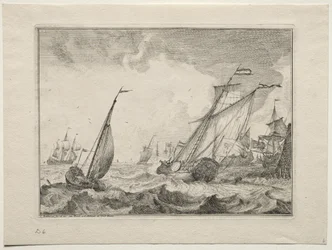 Schepen in een Storm