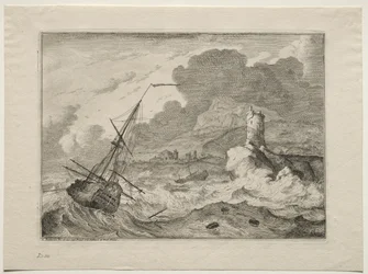 Storm op zee