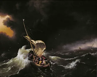 Christus in de Storm op de Zee van Galilea