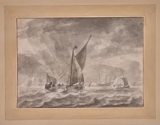 Schepen in een storm