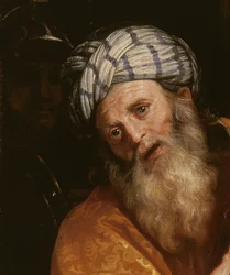 Detail van Pilatus uit Ecce Homo