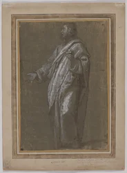 Staande mannelijke figuur