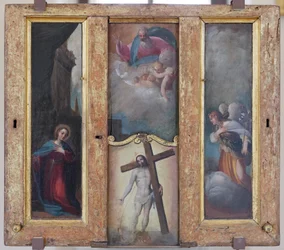 Aankondiging, God de Vader in glorie en het kostbare bloed van Christus