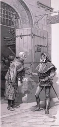 John, ik kon het niet sturen. Hier is het weer, illustratie uit Romeo en Julia