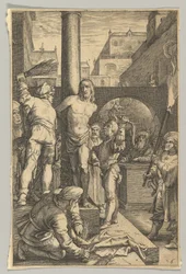 De Geseling, uit De Passie van Christus, ca. 1623