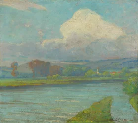Landschap met rivier
