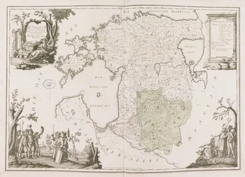 Algemene kaart van Estland en Letland. Atlas de la Livonie, 1798