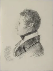 Portret van graaf Matvey Yuryevich Vilyegorsky 1794-1866, 1821