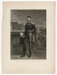 Frederik Willem III op de Place de la Concorde