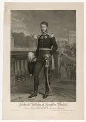 Frederik Willem III op de Place de la Concorde