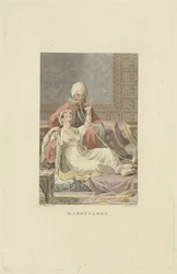 Marokkaans paar in theehuis