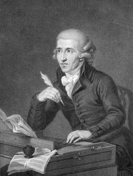 Joseph Haydn gegraveerd door Schiavonnetti