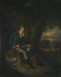 Portret van Graaf Nikita Petrovich Panin 1770-1837 in Jachtkleding