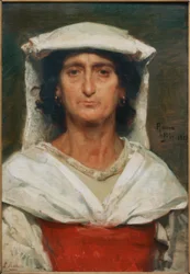 Oude Romeinse vrouw