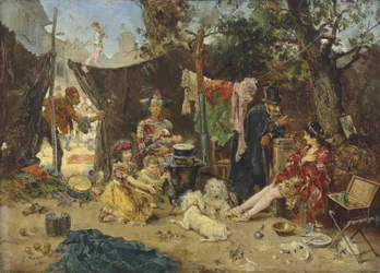 Achter de schermen