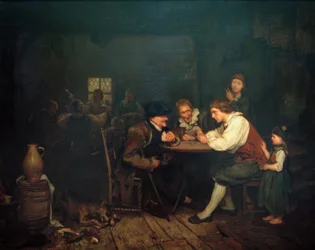 De kaartspelers die vals spelen