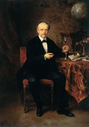 Portret van Hermann Ludwig Ferdinand von Helmholtz