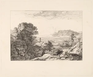 Uitzicht op het Kasteel van Olevano