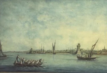 Uitzicht op Rhodos vanaf de Zee