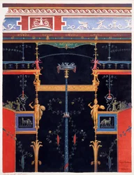 Muurdecoraties uit het Huis van Aulus Vettius, Pompeii, ca. 36-39 AD