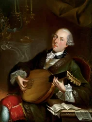 Portret van de componist Filippo Della Casa
