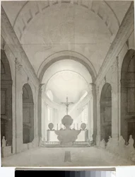 Interieur van een kerk
