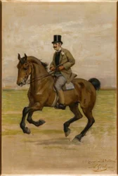 Vittorio Matteo Corcos te paard