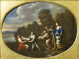 Mozes gered uit de Nijl (schilderij)