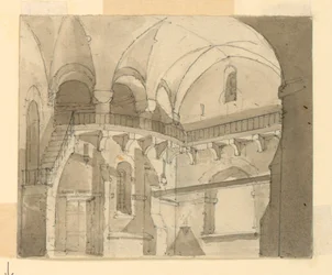 Toneelontwerp, interieur van gevangenis