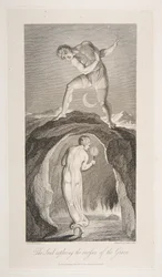 De Ziel die de Diepten van het Graf Verkent, uit Het Graf, een Gedicht door Robert Bl..., 1 maart 1813