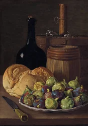 Stilleven met Vijgen en Brood, ca. 1770