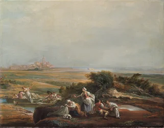 Gezicht op Fuenterrabía (fragment)