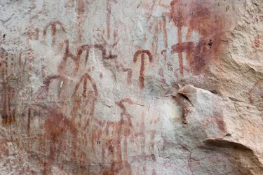 Pictografie, Faical, San Ignacio, Cajamarca, Peru, 2015
