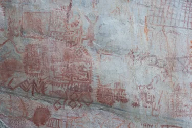 Pictografie, Faical, San Ignacio, Cajamarca, Peru