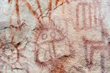 Pictografie, Faical, San Ignacio, Cajamarca, Peru, 2015