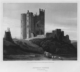 Bothall Castle, Northumberland (gravure)