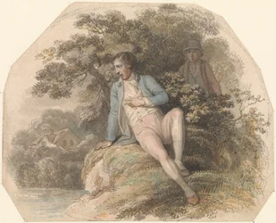 Figuur in een Landschap