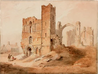Lindisfarne Abdij - Westelijke Voorzijde