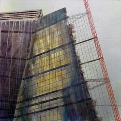 Metastructuur VIII, 2016 (olieverf op doek)