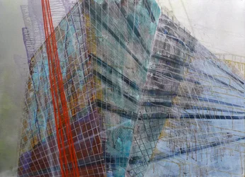Metastructuur VI, 2016 (olieverf op doek)