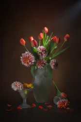 Elegant bloemstilleven