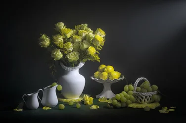 Fris groen stilleven