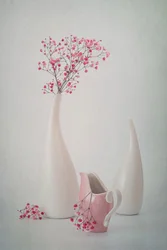 Zachte roze bloemen