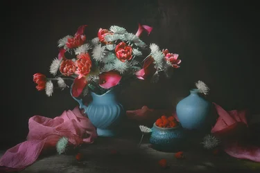 Sfeervol bloemstilleven