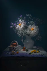 Sfeervol bloemstilleven