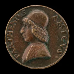 Bartolommeo Partenio, actief 1480-1485, Humanist [voorzijde]